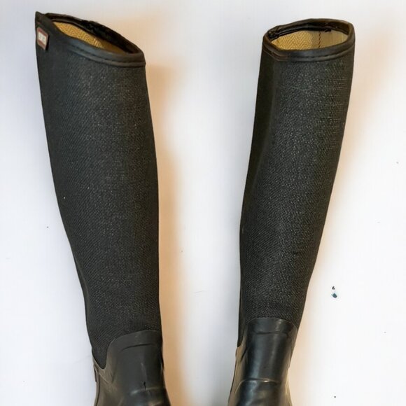 Hunter Lady N Women's Tall Dark Navy Hunter Rain Boots  Size 7-Excellent Cond - Picture 14 of 16